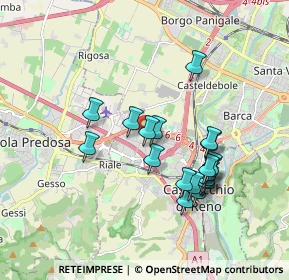 Mappa Via Di Vittorio Giuseppe, 40033 Casalecchio di Reno BO, Italia (1.7065)