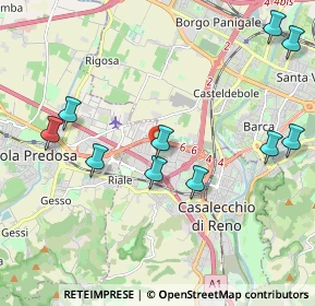 Mappa Via Di Vittorio Giuseppe, 40033 Casalecchio di Reno BO, Italia (2.51273)
