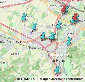Mappa Via Di Vittorio Giuseppe, 40033 Casalecchio di Reno BO, Italia (2.22154)