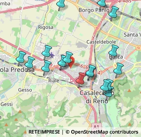 Mappa Via Di Vittorio Giuseppe, 40033 Casalecchio di Reno BO, Italia (2.00889)