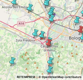 Mappa Via Di Vittorio Giuseppe, 40033 Casalecchio di Reno BO, Italia (5.675)