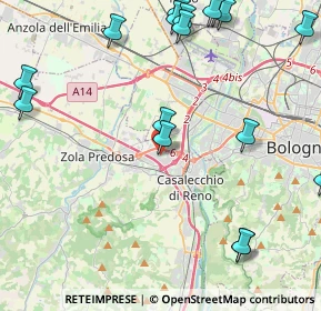 Mappa Via Di Vittorio Giuseppe, 40033 Casalecchio di Reno BO, Italia (6.192)