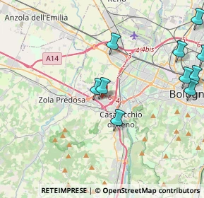 Mappa Via Di Vittorio Giuseppe, 40033 Casalecchio di Reno BO, Italia (5.33273)