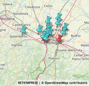 Mappa Via Di Vittorio Giuseppe, 40033 Casalecchio di Reno BO, Italia (9.10643)