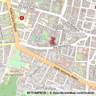 Mappa Via Saragozza, 37, 40123 Bologna, Bologna (Emilia Romagna)