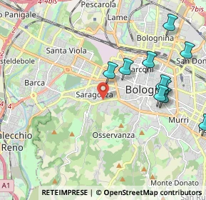 Mappa SS Porrettana, 40134 Bologna BO, Italia (2.54)