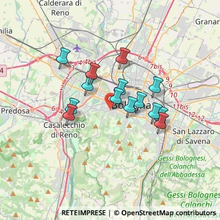 Mappa SS Porrettana, 40134 Bologna BO, Italia (2.87429)