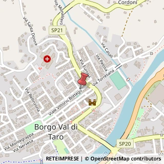 Mappa Viale Vittorio Bottego, 12, 43043 Borgo Val di Taro, Parma (Emilia Romagna)