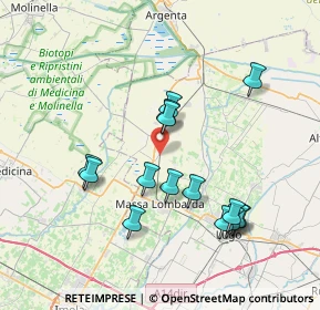 Mappa Via Goffredo Mameli, 48017 Conselice RA, Italia (7.404)