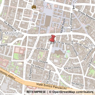 Mappa Via Giuseppe Garibaldi, 3, 40124 Bologna, Bologna (Emilia Romagna)