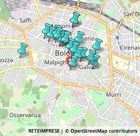 Mappa Vicolo Mariscotti, 40124 Bologna BO, Italia (0.695)