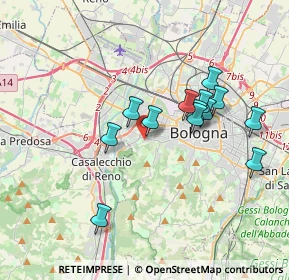 Mappa Via Bartolomeo Cesi, 40134 Bologna BO, Italia (3.30077)