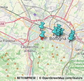 Mappa Via Bartolomeo Cesi, 40134 Bologna BO, Italia (3.18545)