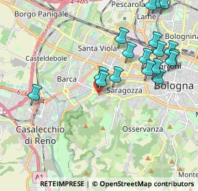 Mappa Via Bartolomeo Cesi, 40134 Bologna BO, Italia (2.30889)