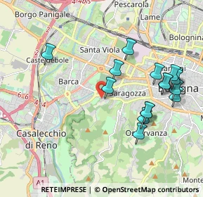 Mappa Via Bartolomeo Cesi, 40134 Bologna BO, Italia (2.10313)