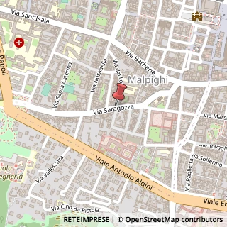 Mappa Via Saragozza,  12, 40123 Bologna, Bologna (Emilia Romagna)