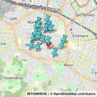 Mappa Via Castiglione, 40126 Bologna BO, Italia (0.735)