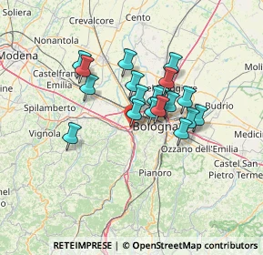 Mappa Tangenziale Nord Bologna, 40033 Casalecchio di Reno BO, Italia (10.15368)