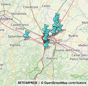Mappa Tangenziale Nord Bologna, 40033 Casalecchio di Reno BO, Italia (8.20083)