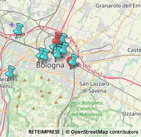 Mappa Via Pompeo Vizzani, 40138 Bologna BO, Italia (3.55154)