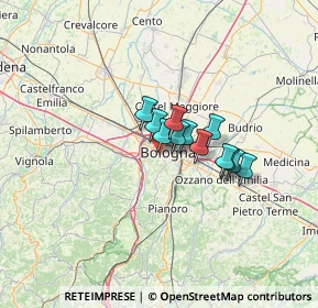 Mappa Via Marino Dalmonte, 40134 Bologna BO, Italia (7.8625)