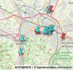 Mappa Via Marino Dalmonte, 40134 Bologna BO, Italia (3.3625)