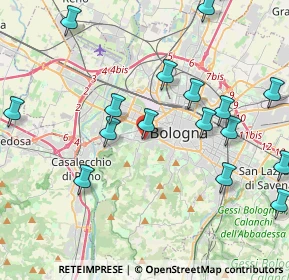 Mappa Via Marino Dalmonte, 40134 Bologna BO, Italia (5.19278)