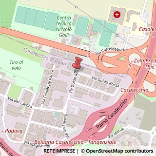 Mappa Via Guido Rossa, 7, 40033 Casalecchio di Reno, Bologna (Emilia Romagna)