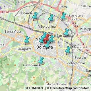 Mappa Via Sant'Alò, 40126 Bologna BO, Italia (1.48667)