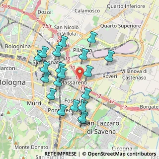 Mappa Tangenziale Nord Bologna, 40138 Bologna BO, Italia (1.8035)