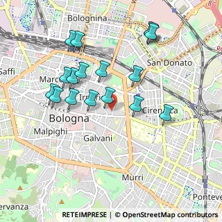 Mappa Via Francesco Acri, 40126 Bologna BO, Italia (0.97471)