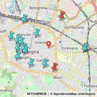 Mappa Via Francesco Acri, 40126 Bologna BO, Italia (1.32867)
