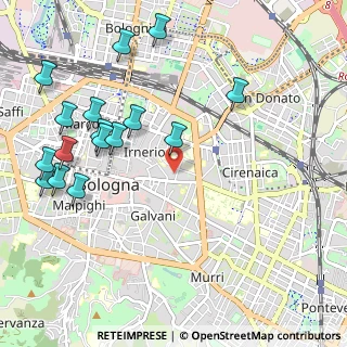 Mappa Via Francesco Acri, 40126 Bologna BO, Italia (1.26563)