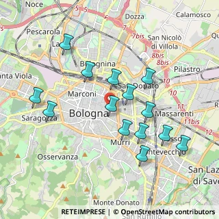 Mappa Via Francesco Acri, 40126 Bologna BO, Italia (1.88714)