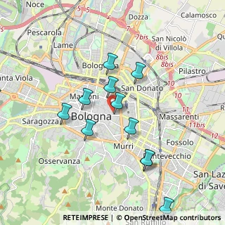 Mappa Via Francesco Acri, 40126 Bologna BO, Italia (2.00167)