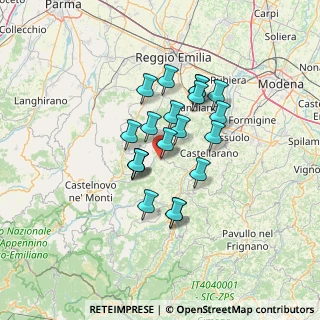 Mappa Via Monsignore Filippo Rabotti, 42031 Baiso RE, Italia (10.31)