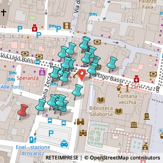 Mappa Centro Storico, 40121 Bologna BO, Italia (0.02917)