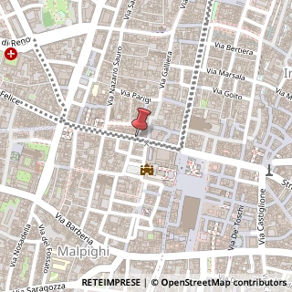 Mappa Via Ugo Bassi,  4, 40121 Bologna, Bologna (Emilia Romagna)