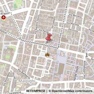 Mappa Via Oleari, 4, 40121 Bologna, Bologna (Emilia Romagna)