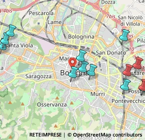 Mappa Centro Storico, 40121 Bologna BO, Italia (2.68231)