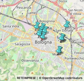 Mappa Centro Storico, 40121 Bologna BO, Italia (1.26)