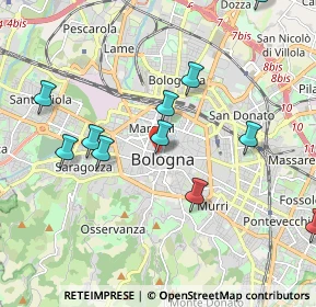 Mappa Centro Storico, 40121 Bologna BO, Italia (2.16364)