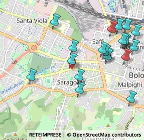 Mappa Via Andrea Costa, 40134 Bologna BO, Italia (1.183)