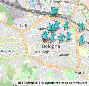 Mappa Via Ugo Bassi, 40121 Bologna BO, Italia (0.79538)