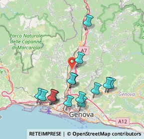 Mappa Via Val D'Astico, 16164 Genova GE, Italia (8.05867)