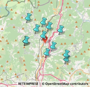Mappa Via Val D'Astico, 16164 Genova GE, Italia (3.07333)