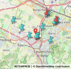 Mappa Via Casteldebole, 40132 Bologna BO, Italia (1.755)