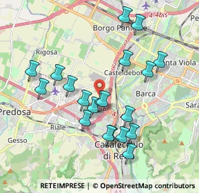 Mappa Via Casteldebole, 40132 Bologna BO, Italia (1.868)