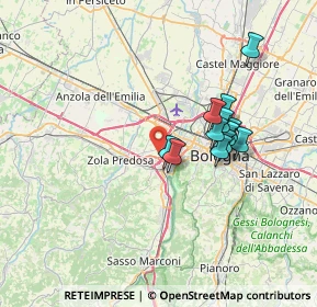 Mappa Via Casteldebole, 40132 Bologna BO, Italia (5.97)