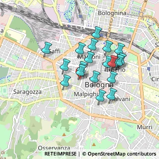 Mappa Centro Storico, 40122 Bologna BO, Italia (0.7525)